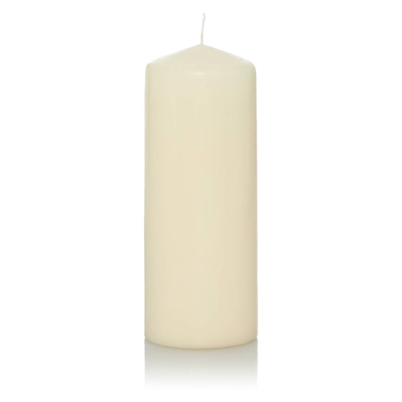 George Home unscented medium pillar candle 537g (British brand)