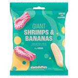 ASDA foam candy raspberry and banana flavour 160g, UK version