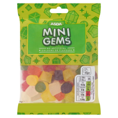 ASDA ASDA Mini Gems Jelly Sweets 160g- Buy online at McGrocer