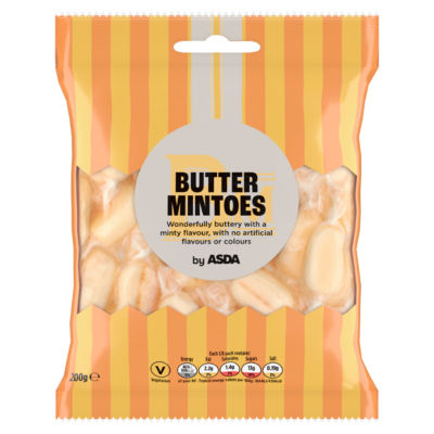 ASDA Butter and Mint Flavoured Sweets 200g- Buy online at McGrocer