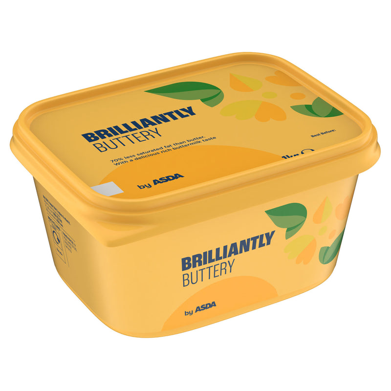 ASDA Brilliantly Buttery spread 1kg (British brand)