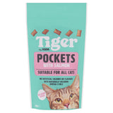 Tiger ASDA salmon cat treat pockets 60g, UK version