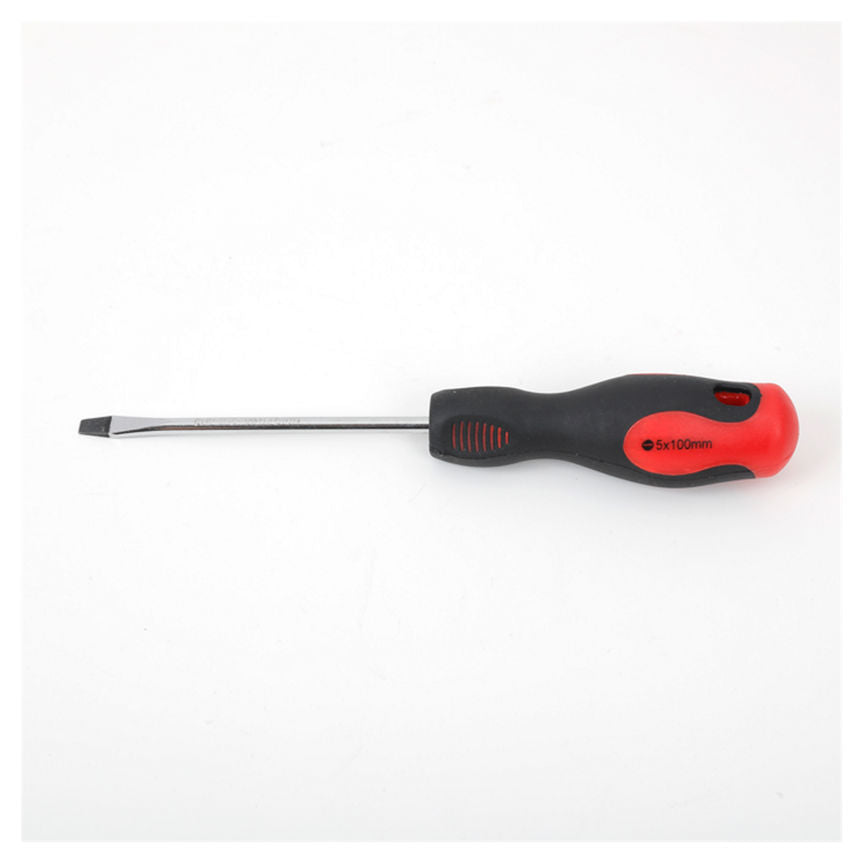 ASDA Soft Grip Flat 5mm Screwdriver GOODS ASDA   