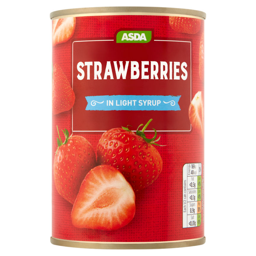 ASDA Strawberries in Light Syrup GOODS ASDA   