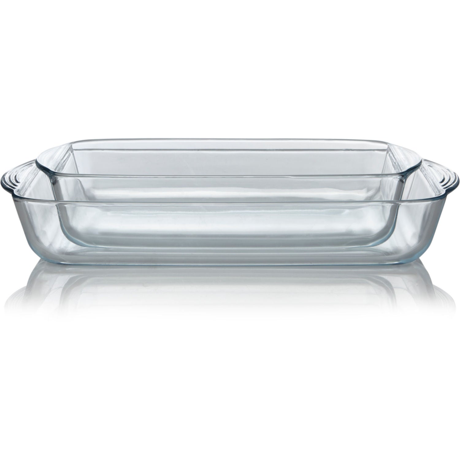 George Home glass roasters set 35cm and 40cm - British product