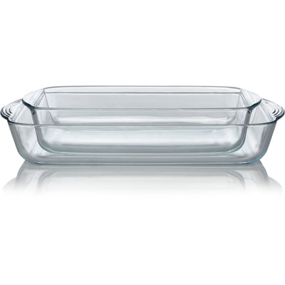 ASDA George Home Glass Roasters 35cm / 40cm- Buy online at McGrocer