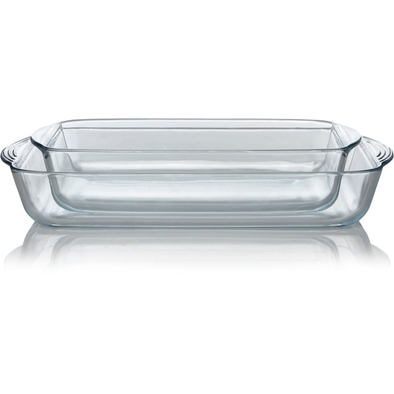 George Home glass roasters set 35cm and 40cm - British product