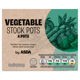 ASDA Vegetable Stock Pots 4 x 24g (96g) GOODS ASDA   