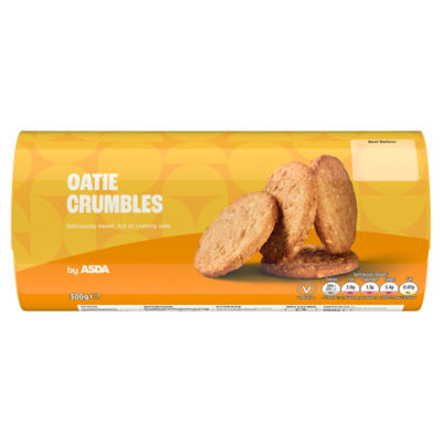 ASDA Oatie Crumbles oat biscuits 300g - British product