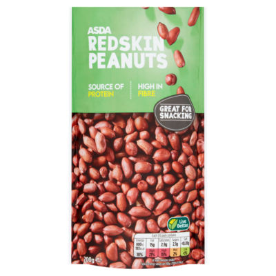 ASDA Erdnüsse Rotbraun 200g