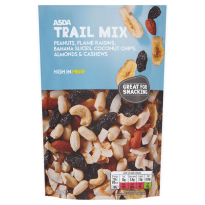 ASDA ASDA Trail Mix Snack مزيج المكسرات والفواكه المجففة 200 جرام - اشترِ عبر الإنترنت من McGrocer