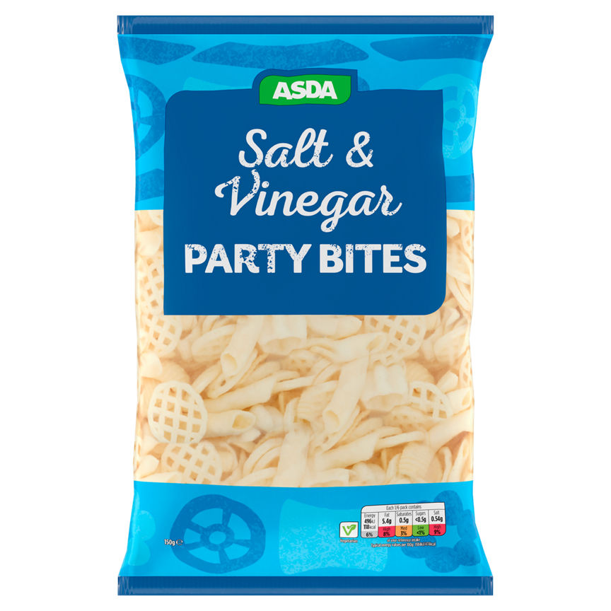 ASDA Salt & Vinegar Sharing Party Bites Snacks GOODS ASDA   