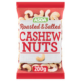 ASDA Roasted & Salted Cashews 200g GOODS ASDA   