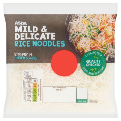 ASDA Milde &amp; Delikate Risnudler for Wok 225g