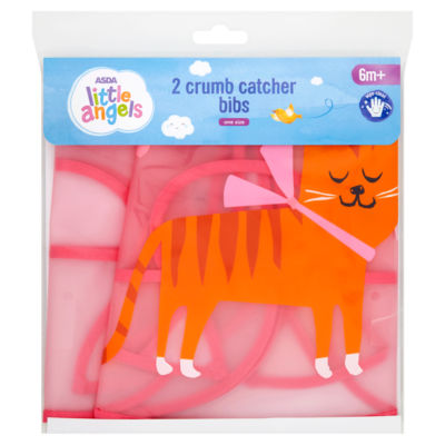 ASDA Little Angels crumb catcher baby bib, UK version