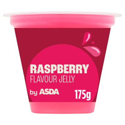ASDA raspberry flavour jelly 175g - British product