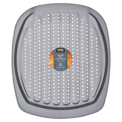 George Home Antihaft-Pizzablech und Pommes-Schale 35cm, importiert aus dem Vereinigten Königreich