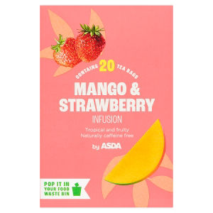 ASDA Mango & Strawberry tea bags 20 Count - British product