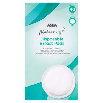 Disques d'Allaitement Jetables Maternité ASDA, 40 Disques - Achetez en ligne sur McGrocer