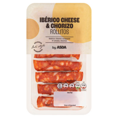 ASDA Iberico Cheese Chorizo Rollitos 88g