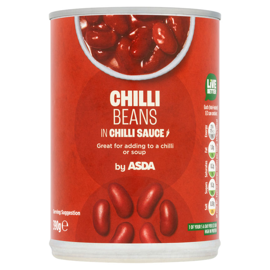 ASDA Chilli Beans in Chilli Sauce 390g GOODS ASDA   