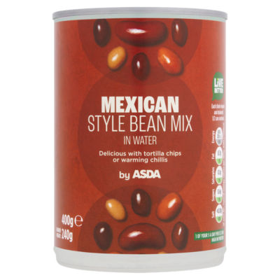 ASDA Mexican style mixed beans 400g - British product