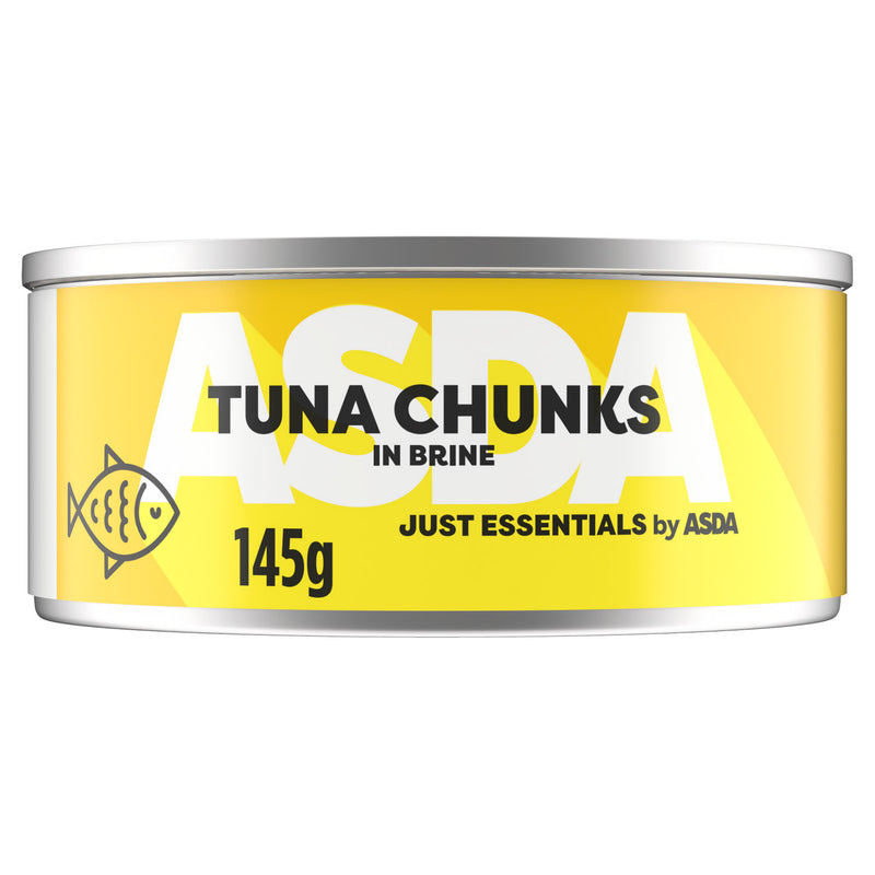 ASDA tuna chunks in brine 145g - British product