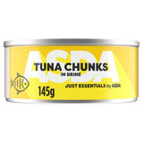 ASDA tuna chunks in brine 145g - British product
