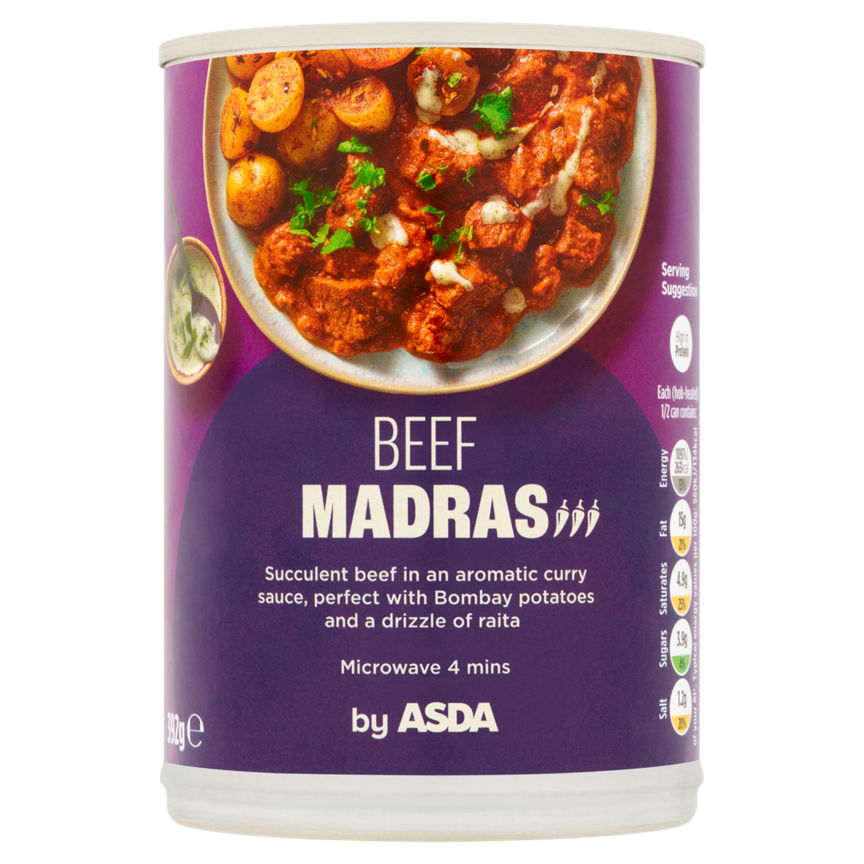 ASDA Beef Madras 392g GOODS ASDA   