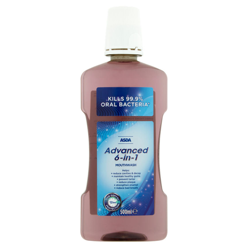 ASDA Advanced 6-in-1 Mouthwash GOODS ASDA   