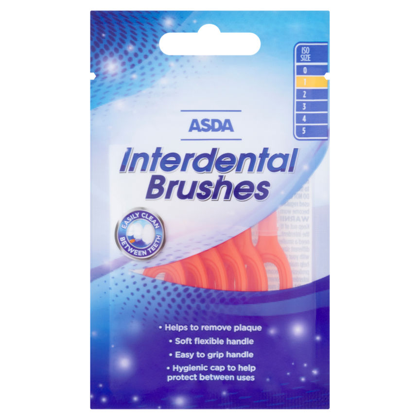 ASDA Interdental Brushes Orange 0.45mm GOODS ASDA   