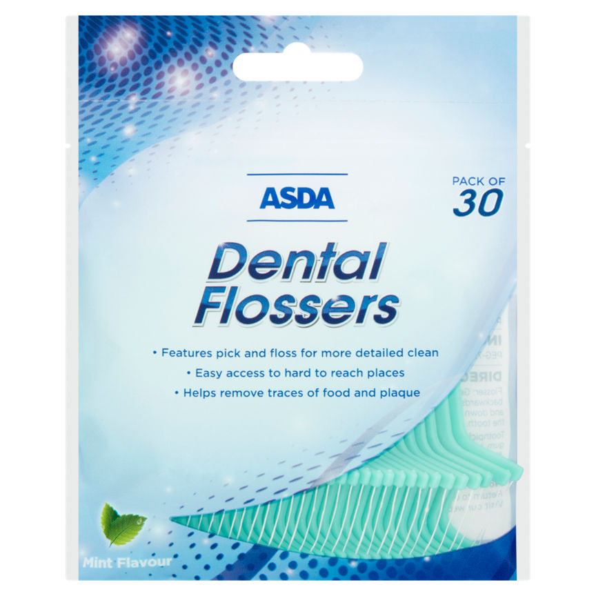 ASDA Mint Flavour Dental Flossers GOODS ASDA   