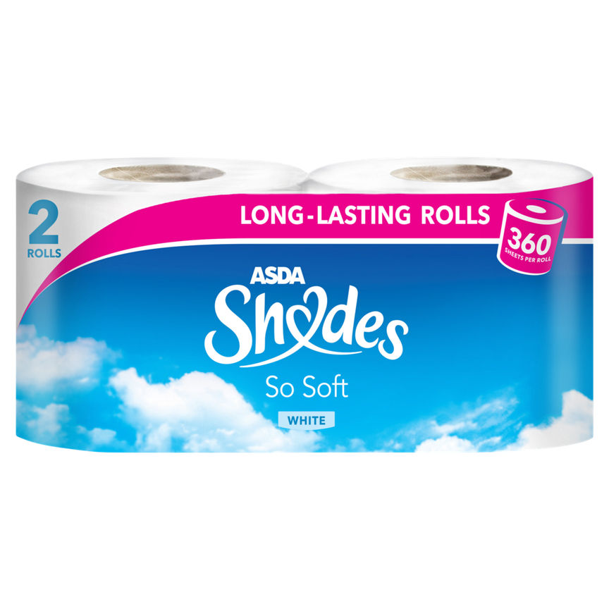 ASDA Shades So Soft Toilet Tissue 2 Rolls GOODS ASDA   