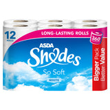 ASDA Shades So Soft Toilet Tissue 12 Rolls GOODS ASDA   