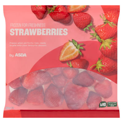 ASDA Fraises 350g Fruits entiers surgelés
