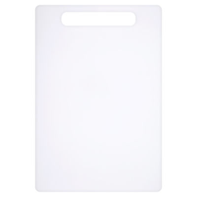 George Home plastic basic white chopping board, UK version