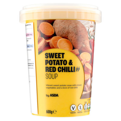 Asda Sweet Potato and Red Chilli Chilled Soup 600g