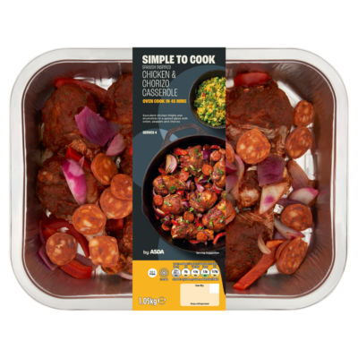 ASDA Spanish Inspired Chicken Chorizo Casserole 1.05kg - British product