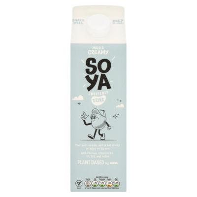ASDA Free From Plant Based by ASDA Soya Sweetened Drink 1 Litre