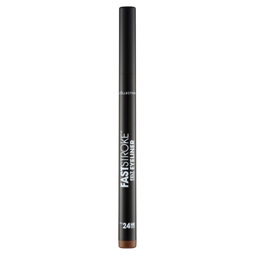 Collection Fast Stroke Extreme 24Hr Felt Eyeliner Sh2 Brown GOODS ASDA   