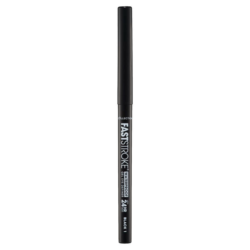 Collection Faststroke Waterproof Gel Eye Definer Black 1 GOODS ASDA   