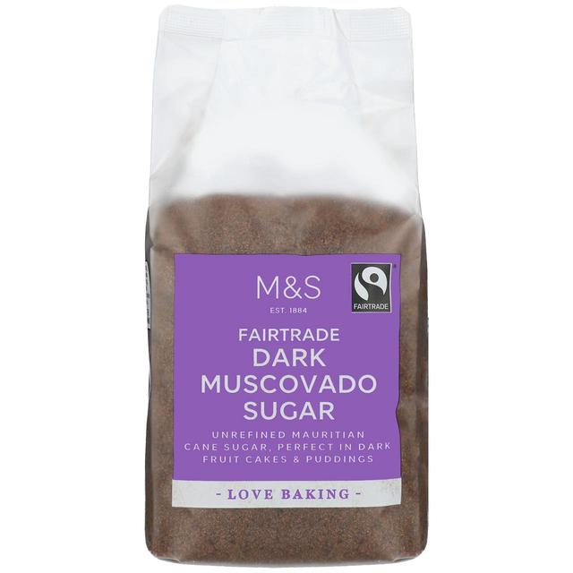 M&S Fairtrade Dark Muscovado Sugar   500g