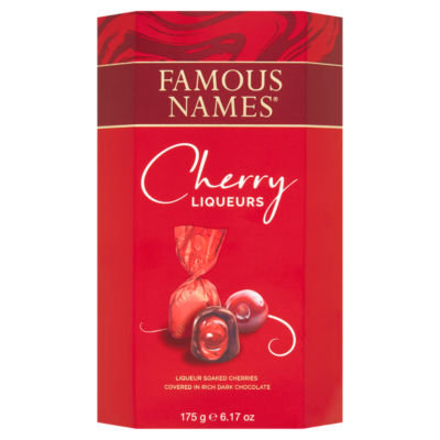 Famous Names Cherry Liqueurs 175g, UK version