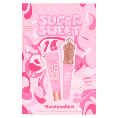 ASDA Sunkissed Sugar Sweet Marshmallow Lip Gloss and Lip Conditioner- Buy online at McGrocer