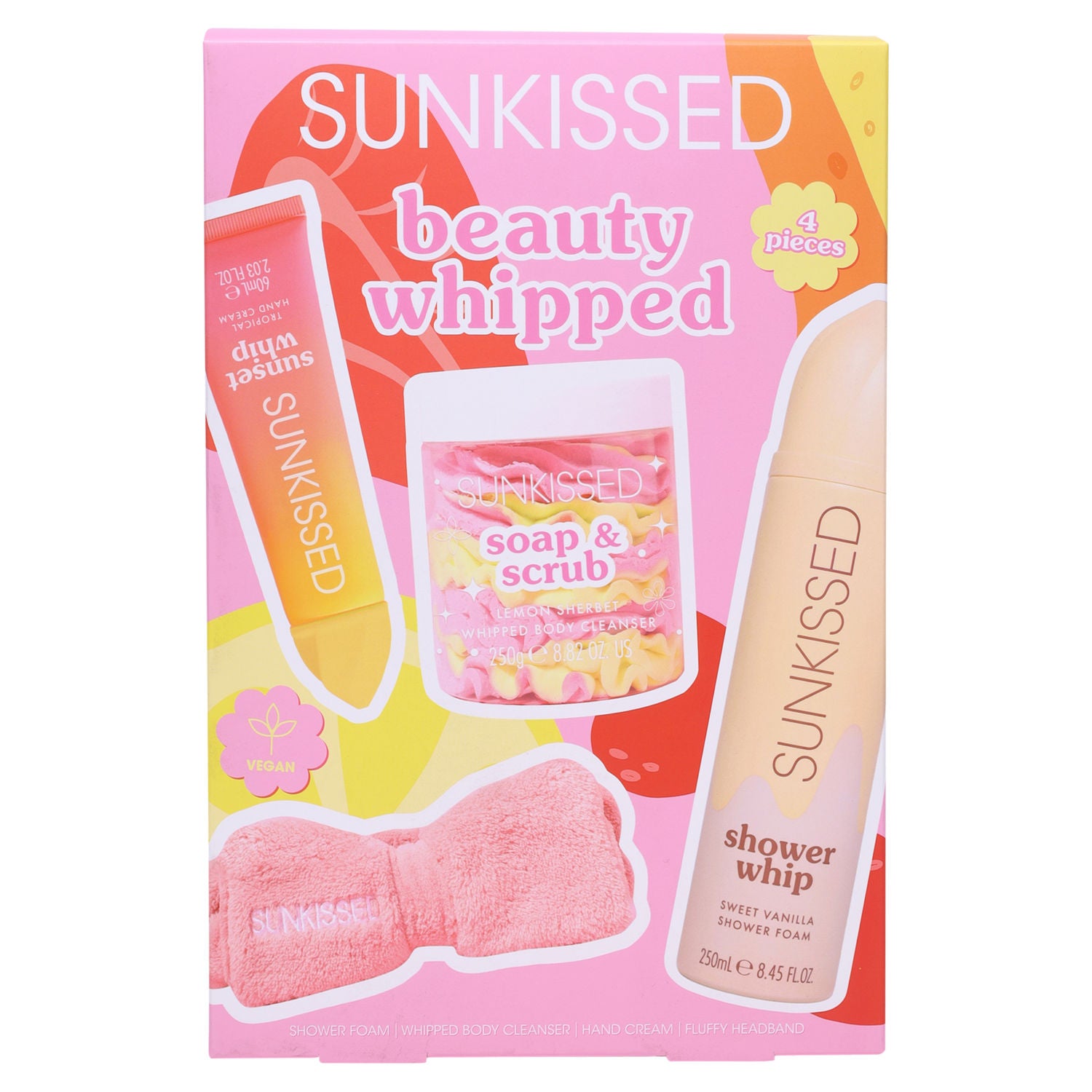 Sunkissed 4 Beauty Whipped Pieces set, imported from the UK
