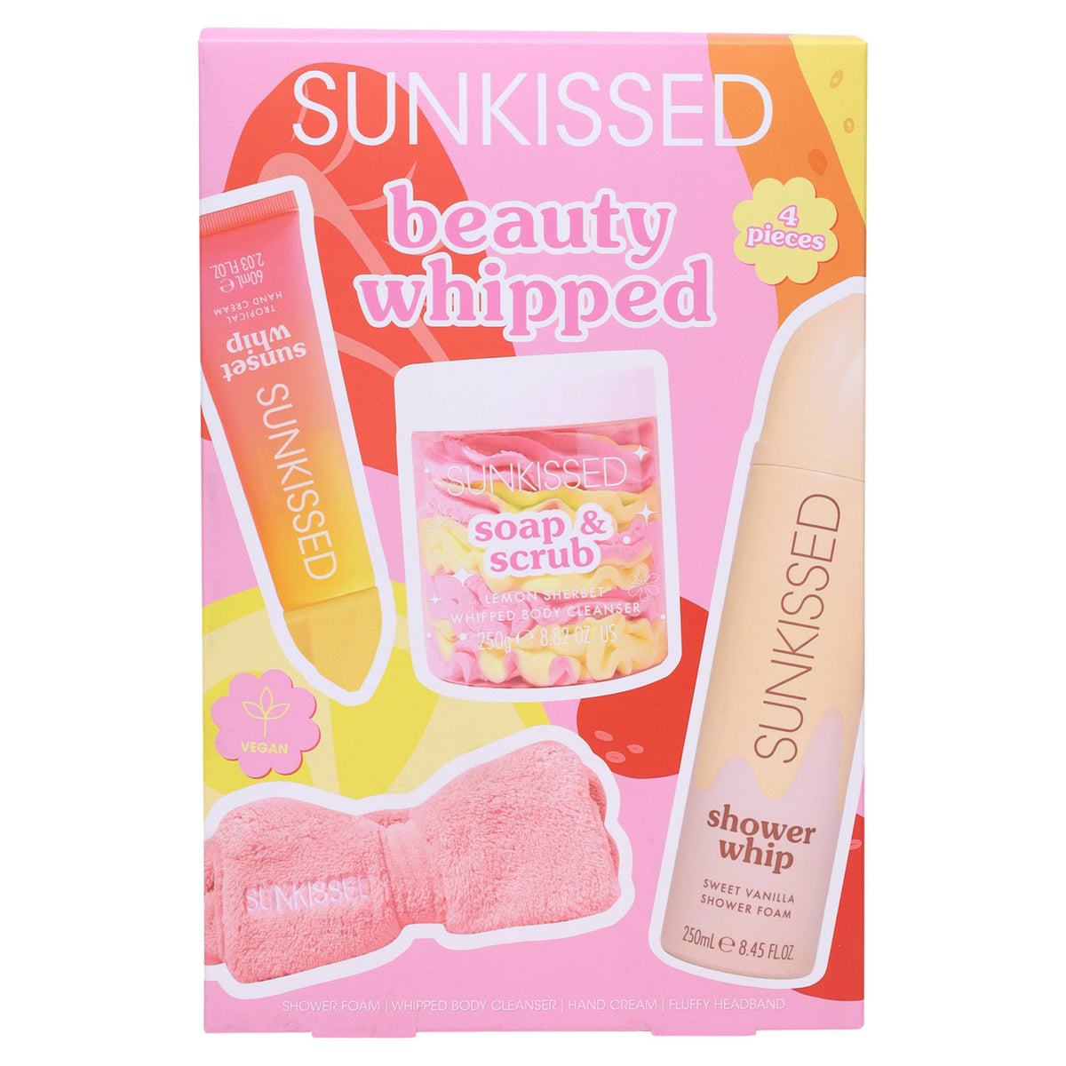 Sunkissed 4 Beauty Whipped Pieces set, imported from the UK