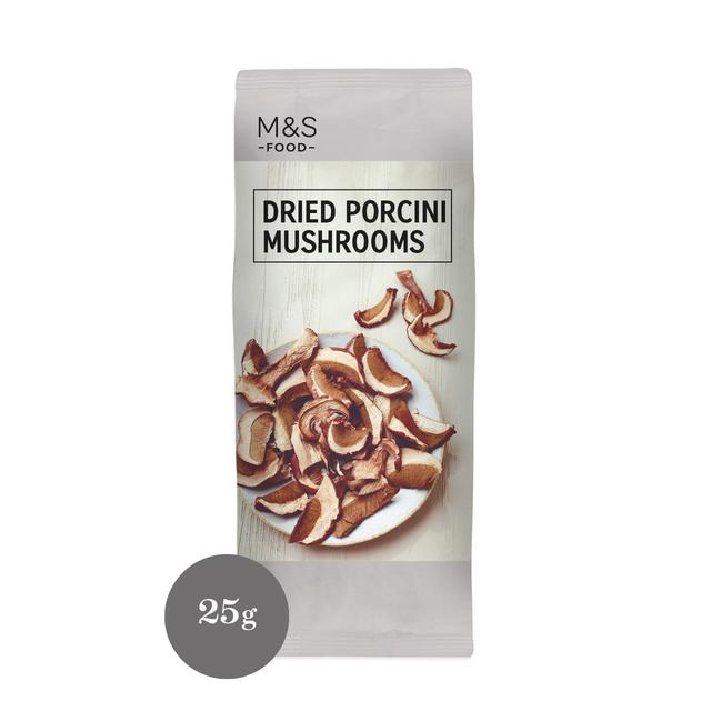 M&S Dried Porcini Mushrooms   25g GOODS M&S   