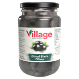 Village Quality Products pitted black olives 340g, UK version