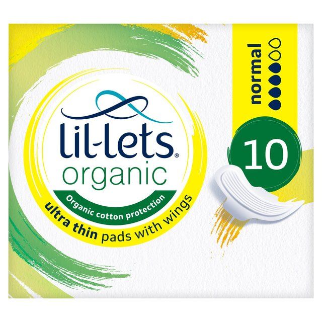 Lil-lets Organic Pads Normal   10 per pack