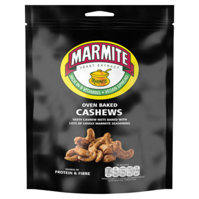 Marmite Ovnsbakte Cashews 90g